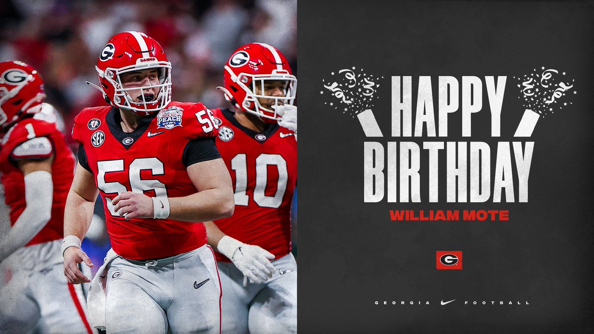 Happy Birthday, @W_Mote50 !! #GoDawgs