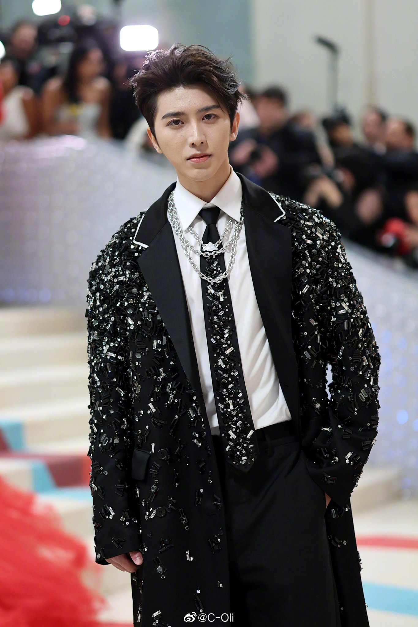 Always CAI XUKUN on Twitter "Cai Xukun at the Met Gala Red Carpet with