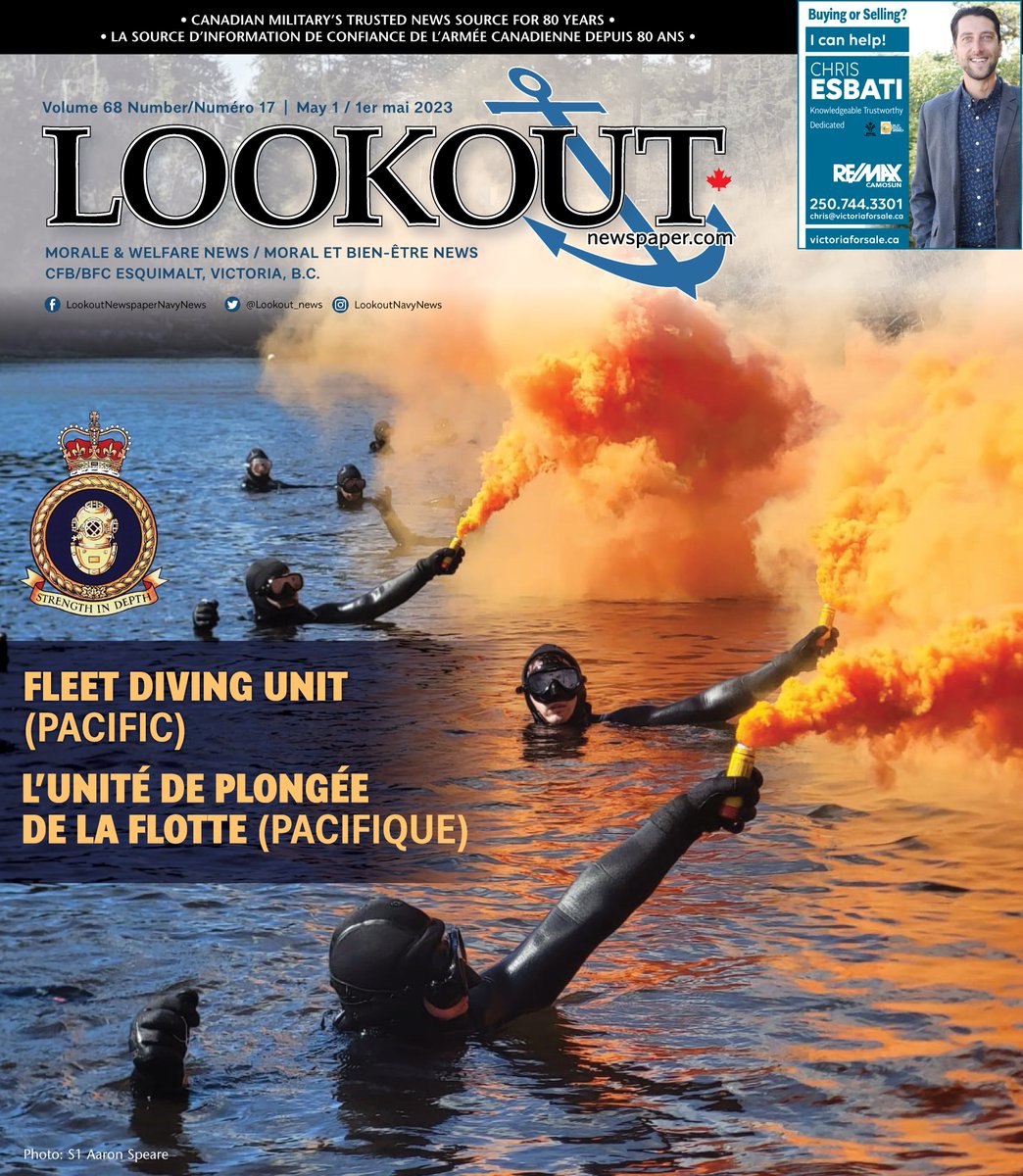 l'édition de cette semaine de #Lookoutnavynews : Le Défi-vélo de la Marine est prête à rouler sur la côte ouest, et détails secrets du nouvel écusson de moraldu #NCSMOttawa. Lire l'édition complète : bit.ly/3NtF4Rx
