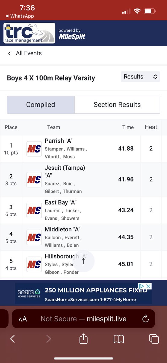 After dealing with a strained hamstring for a couple of weeks districts was the first time I competed in almost a month. Running the 4x1 4x4 and 200M. We dropped a 41.88 to snatch the district title!
Next stop regionals@ Charlotte HS May 4th!
