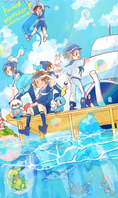 毎年一枚マリンの絵描くのが私のルールなのですが、今年は後一枚夏本番が来るまでに描きたいなと思いつつ、今までの構図とか振り返りも兼ねて再掲。