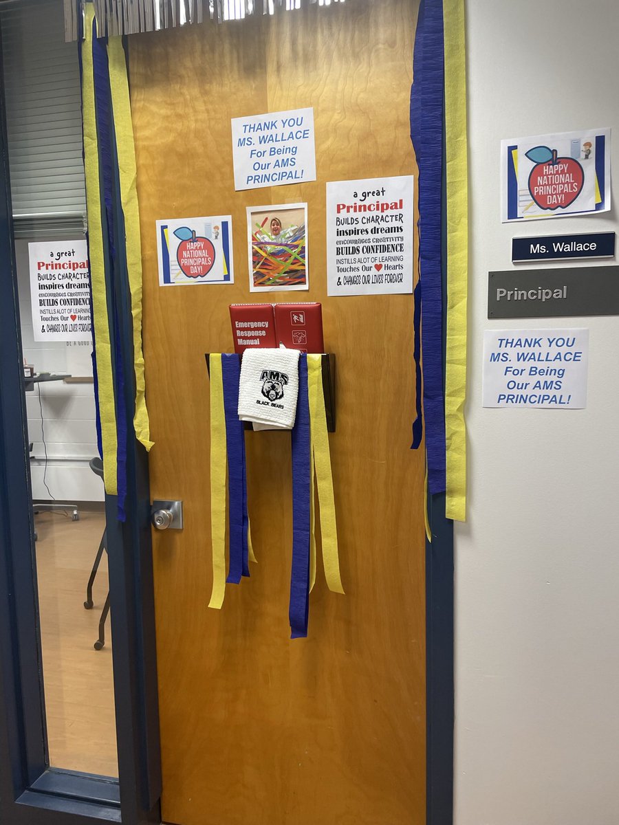 Grateful to be the principal of an amazing school💙