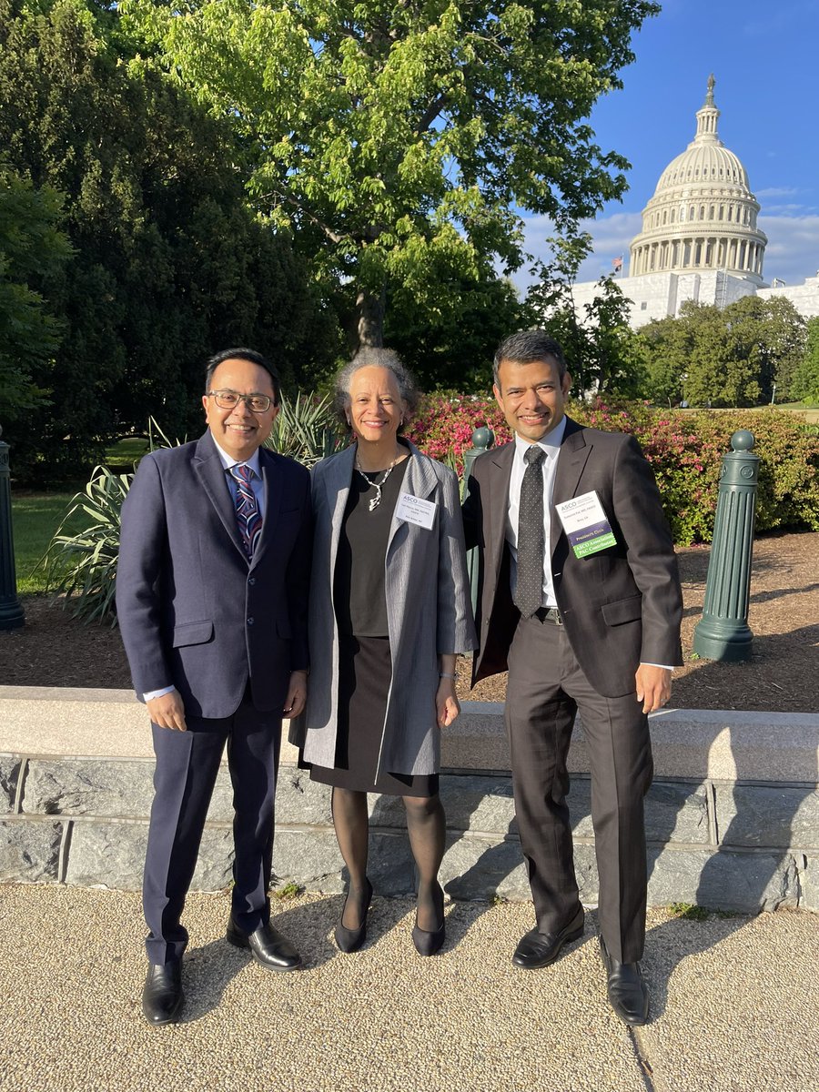 I'm at the 2023 #ASCOAdvocacySummit advocating for:
1) admin burden relief & prior auth reform #fixpriorauth  2)banning copay accumulator programs 3) sustainable cancer research funding. @lynn_schuchter @jrgralow @montypal @IshwariaMD @CliffordHudis @ASCO @PierceLoriJ @helops79