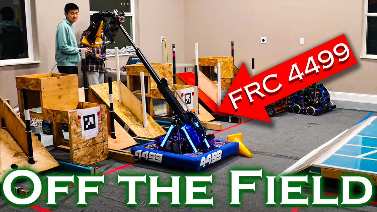 frcteam533's tweet photo. You've seen what happens on the field, now let's take it Off the Field!
Introducing our new YouTube segment, Off the Field! Click the YouTube icon at the link in our bio to watch!
#Team533 #PSIcotics #FIRSTRobotics #FRC #OMGRobots #Robots #STEM https://t.co/6PD5JvJbhn