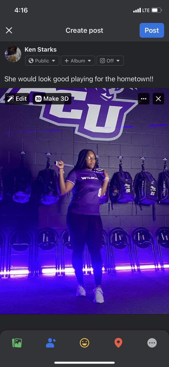 A_Starks22's tweet photo. Had a fun eventful time visiting ACU today! Thank you @CoachFarler @catyreeves the @ACU_Softball coaching staff and players for the tour and showing me not only what the softball program has to offer but also the amazing facilities and educational opportunities ACU offers! https://t.co/FhSN8R8gHb