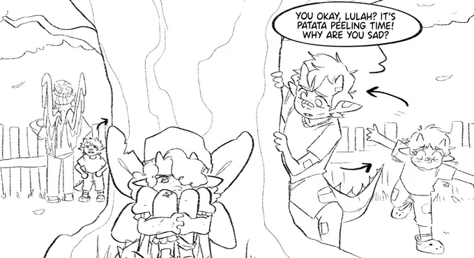 my fav panel from the comic. big bro chayanne comforts tallulah :')
(wip) 
#qsmp #qsmpchayanne #qsmptallulah 