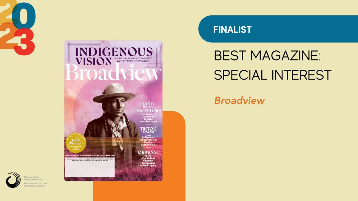 MagAwards's tweet photo. Delivering exceptional storytelling and setting high standards for creativity and design, @broadviewmag impressed the jury—congrats to @jocelynRMbell and the whole team on your nomination for Best Magazine: Special Interest! #NMA23 https://t.co/ugsoJuk5Ws https://t.co/gTYfE7ixOP
