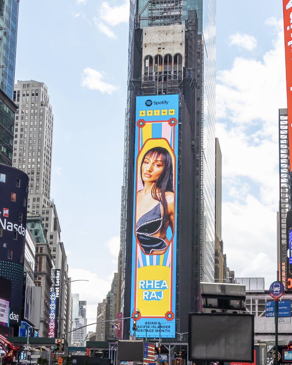 rhearajj's tweet image. MY FIRST BILLBOARD IN TIMES SQUARE😭😭😭🥹🥹🥹🥲🥲🥲 I WALKED PAST THIS A MILLION TIMES TO GO TO DANCE CLASS EVERY DAY AND DREAMT OF THIS MOMENT☁️ BABY RHEA IT HAPPENED🩵 NYC BBS IF U SEE IT THIS WEEK TAKE PICS AND TAG ME!!! THANK YOU @SPOTIFY @GOLDHOUSECO @nandezbeats #APIHM
