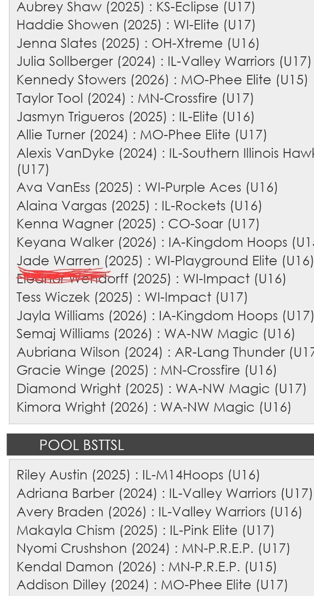 PlaygroundEliteCo25 (@co25pge) on Twitter photo <a href="/Co25PGE/">PlaygroundEliteCo25</a> <a href="/Jade_Warren10/">Jade Warren</a> was selected as an All Star <a href="/USJN/">USJN</a> Windy City Classic this past weekend! <a href="/Co25PGE/">PlaygroundEliteCo25</a> <a href="/Jade_Warren10/">Jade Warren</a> was selected as an All Star <a href="/USJN/">USJN</a> Windy City Classic this past weekend!