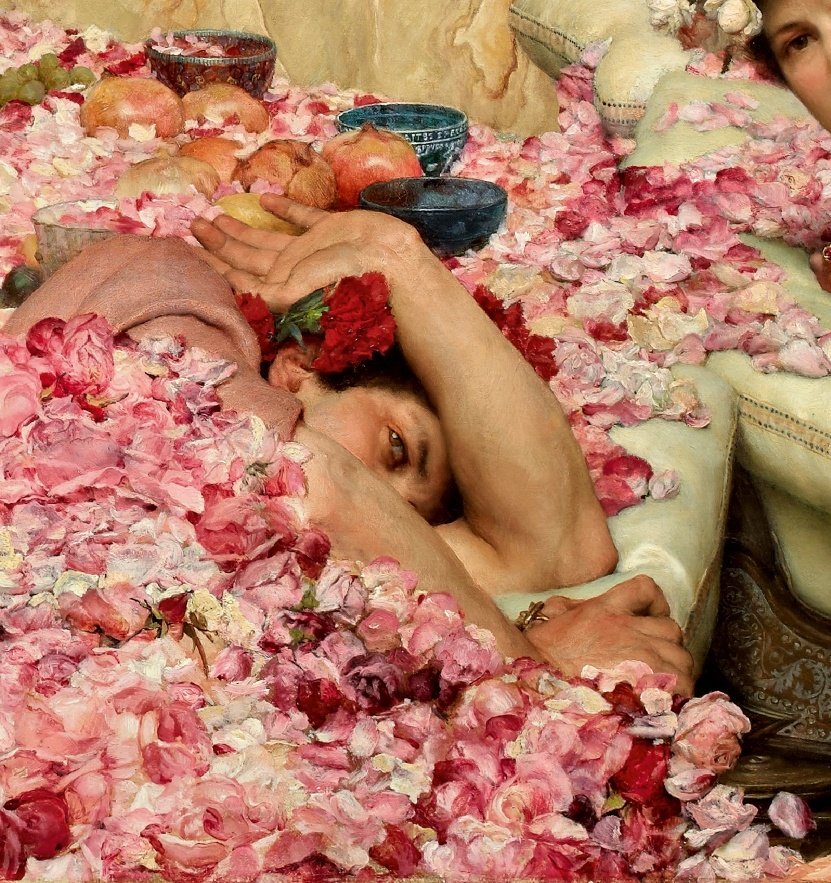 첫번째 그림 <The Roses of Heliogabalus, 1888>의 디테일은 장미의 계절 오월에 감상하기에 더없이 풍요롭고.