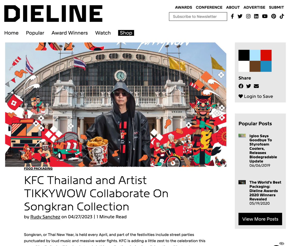 Thank you Branding in Asia and Dieline 😊🙏

brandinginasia.com/kfc-tikkywow-p…

thedieline.com/blog/2023/4/27…?

#brandinginasia
#thedieline
#KFCxTIKKYWOW
#KFC
#tikkywow
#CapsuleCollection
#creative