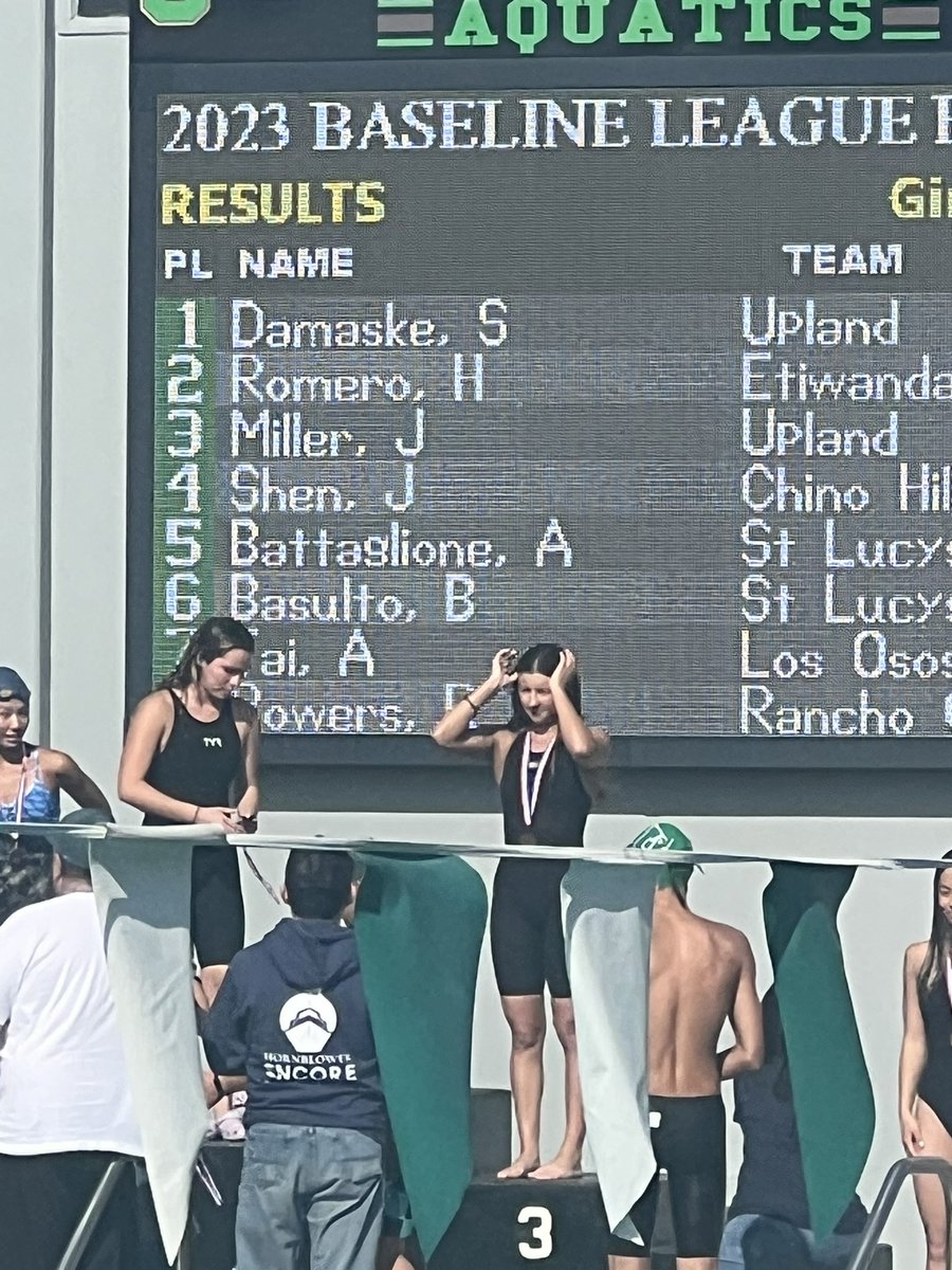 EtiwandaRed's tweet photo. Our swim team competed at the baseline league finals.  As a result several qualified for upcoming CIF prelims. Paige Fast, Hollyn Romero, Aiyana Binuya, Andrea Orellana and Moises Rodriquez and several others in relays! @EHSAthletics https://t.co/B0IPsW2A3J