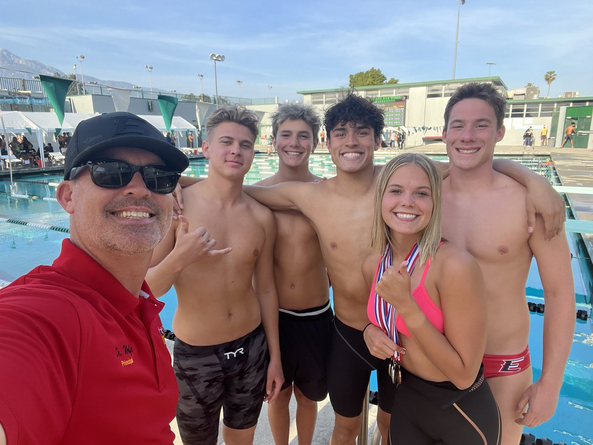 EtiwandaRed's tweet photo. Our swim team competed at the baseline league finals.  As a result several qualified for upcoming CIF prelims. Paige Fast, Hollyn Romero, Aiyana Binuya, Andrea Orellana and Moises Rodriquez and several others in relays! @EHSAthletics https://t.co/B0IPsW2A3J
