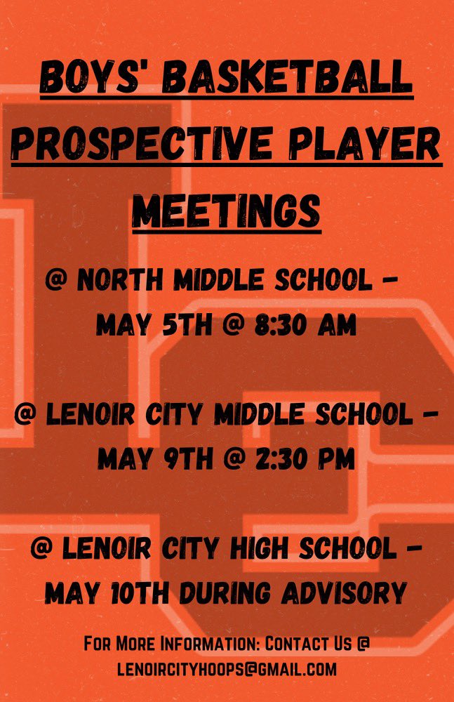 LenoirCityHoops's tweet photo. Excited to get started back soon! 🏀 Here are some important dates to have for anyone interested in trying out for next years team. Go Panthers! @DylanBrewster52 @LC_AthleticDept @Panthers_LCHS https://t.co/yrkibQ99QL