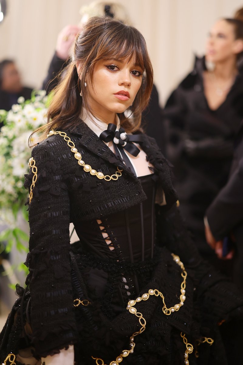 netflix's tweet photo. Jenna Ortega is turning the MET Gala into "The First Wednesday in May" with this killer look! 

📷 Getty Images https://t.co/BOH7SGdmAQ