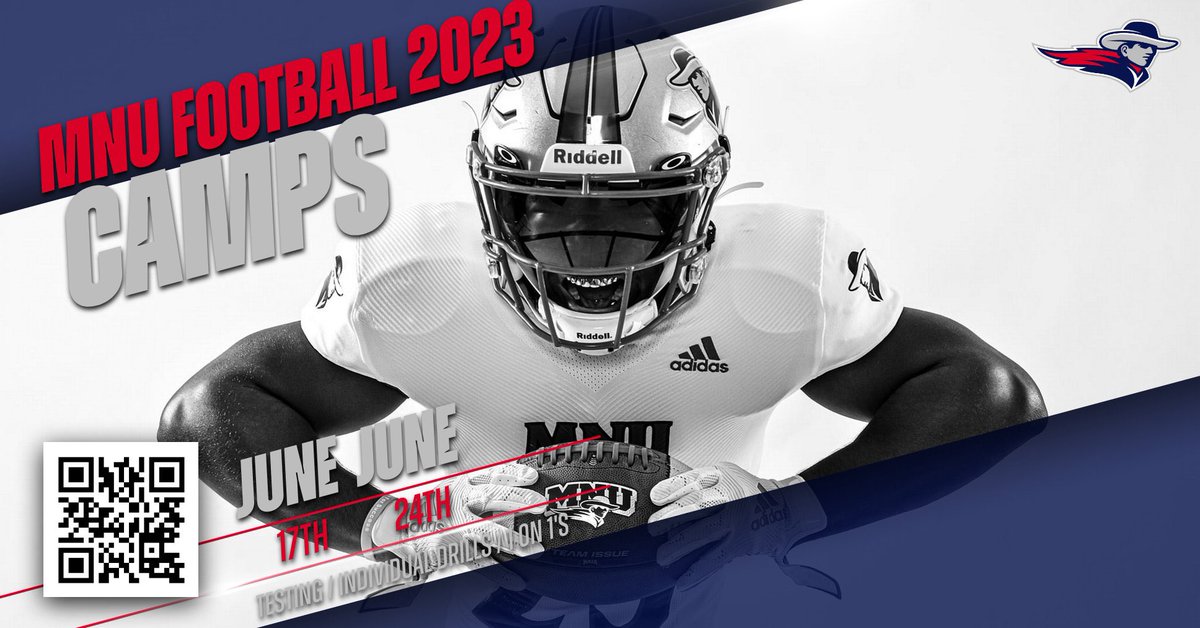 🚨 RECRUITS🚨 Come get coached by the MNU Coaching Staff this summer!  Get signed up for camp! 
👇👇👇
mnufootballcamps.com