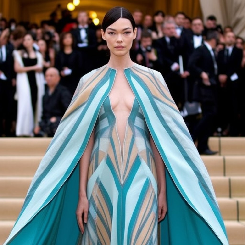 gianluca_traina's tweet photo. A tribute to Karl Lagerfeld from the Samarkand 2023 collection #MetGala2023 #MetGala https://t.co/wjYms9a3Pp