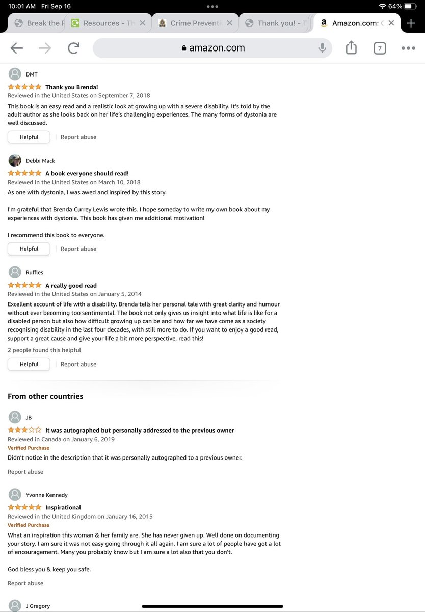 CurreyLewis's tweet photo. @goodreads A Twisted Fate: My Life with Dystonia by Brenda Currey Lewis #reviews #awareness #inspirational #advocacy #educational #dystonia #goodreads #agreatread https://t.co/CkVkC4UV2o