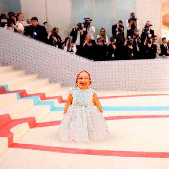 CHOQUEI on X: MC Divertida no red carpet do #MetGala   / X