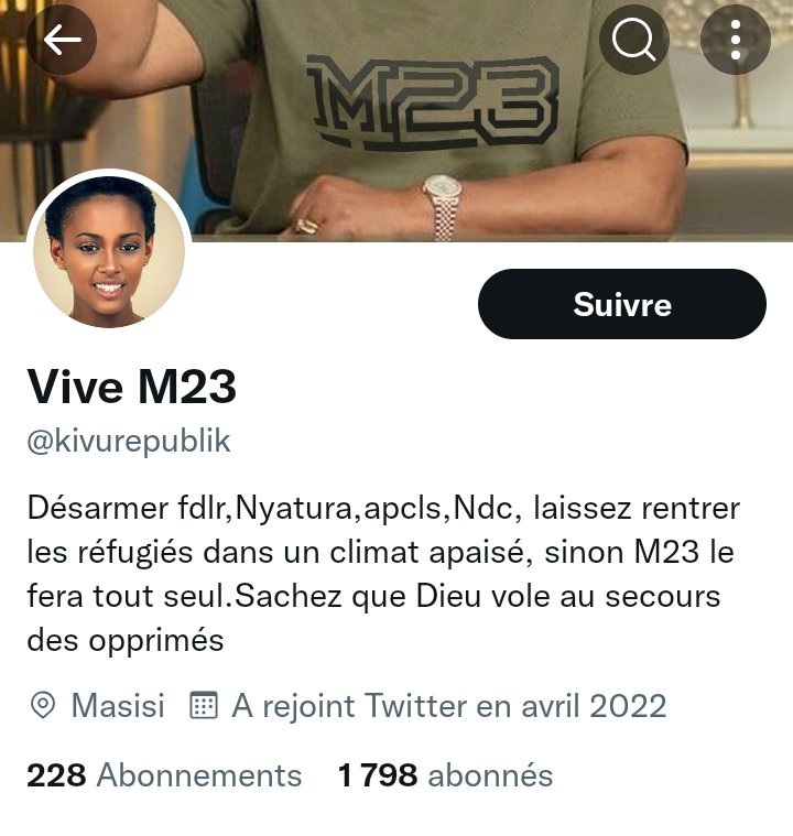 f_fayolle's tweet photo. Elles essayent de passé pour des congolaises pour relayer que de la désinformation oubliant qu'on à pas besoin de fournir beaucoup d'efforts pour vous reconnaître chers voisines du #RWANDA🇷🇼
Votre language et vos propos vous accusent.
Arrêtez cette foutue guerre lâche !!!! https://t.co/TypzSew6ai