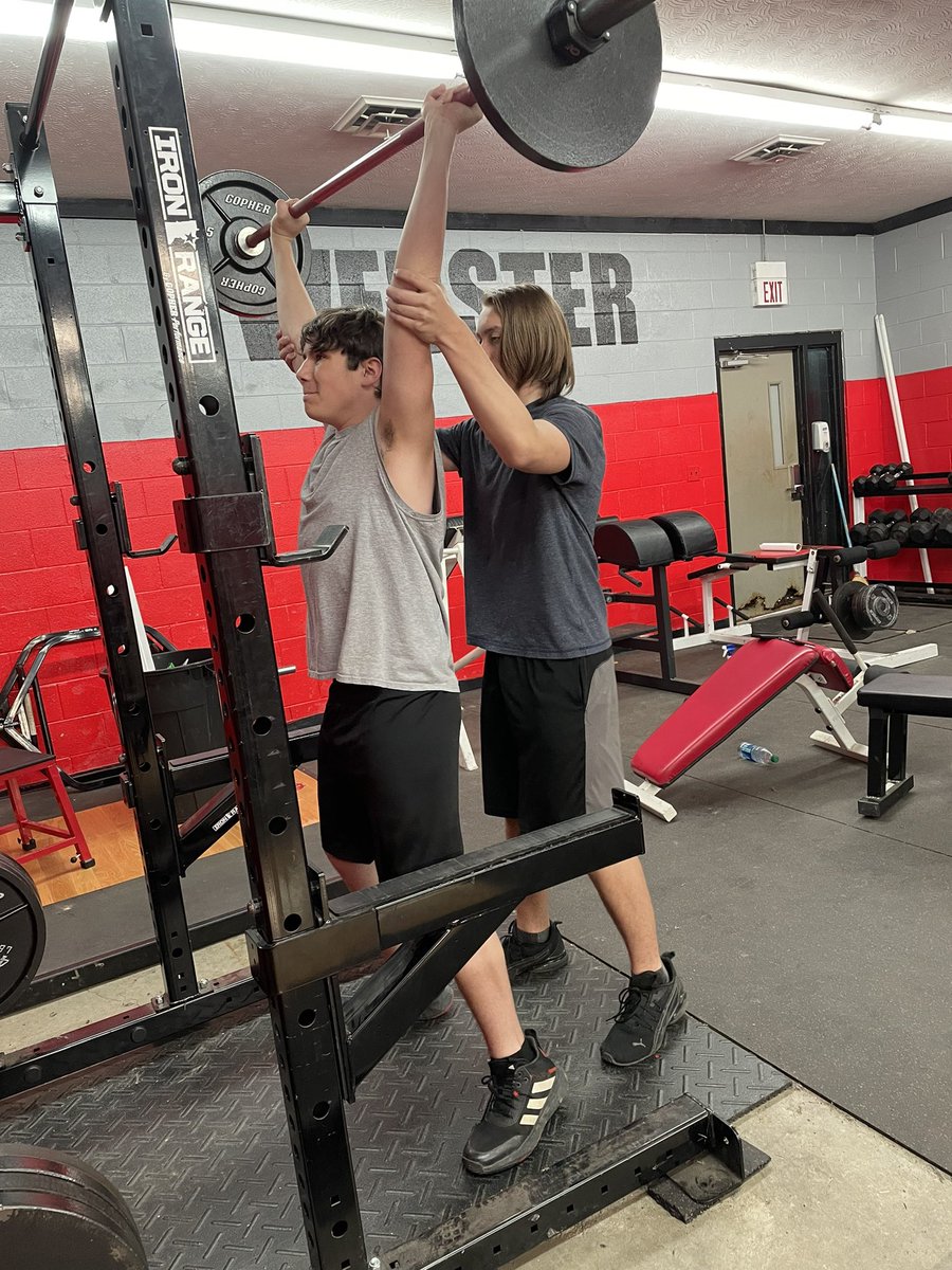 WebsterCo_FB's tweet photo. Congratulations to Eric Weaver on being the April Highlander of the month! Eric is a rising senior who has dedicated himself to getting better this offseason. With nearly perfect attendance he has seen his numbers grow tremendously! Looking for big things! #AttackTheFuture https://t.co/TTKCcIMJHr
