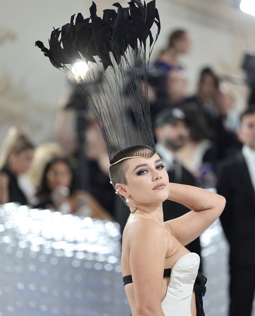 Florence Pugh at the 2023 #MetGala