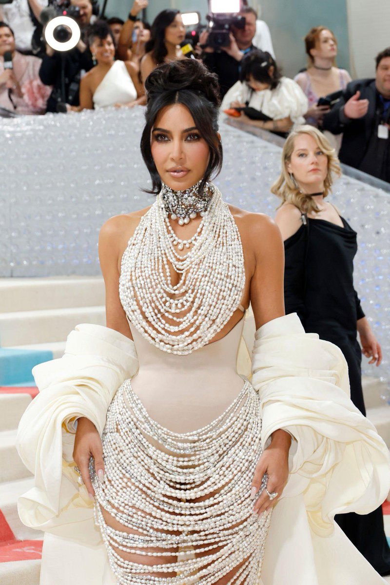 Kim Kardashian at #MetGala