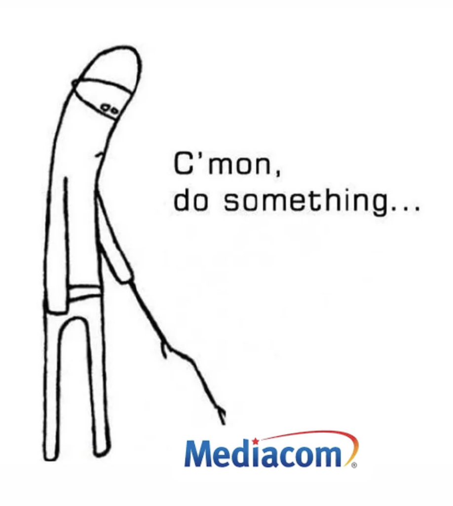 neshols's tweet image. Meanwhile, in Iowa… #mediacom