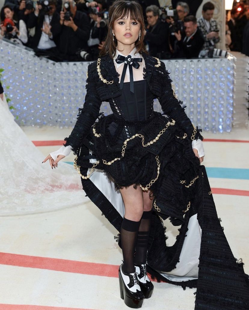 Jenna Ortega at the 2023 #MetGala