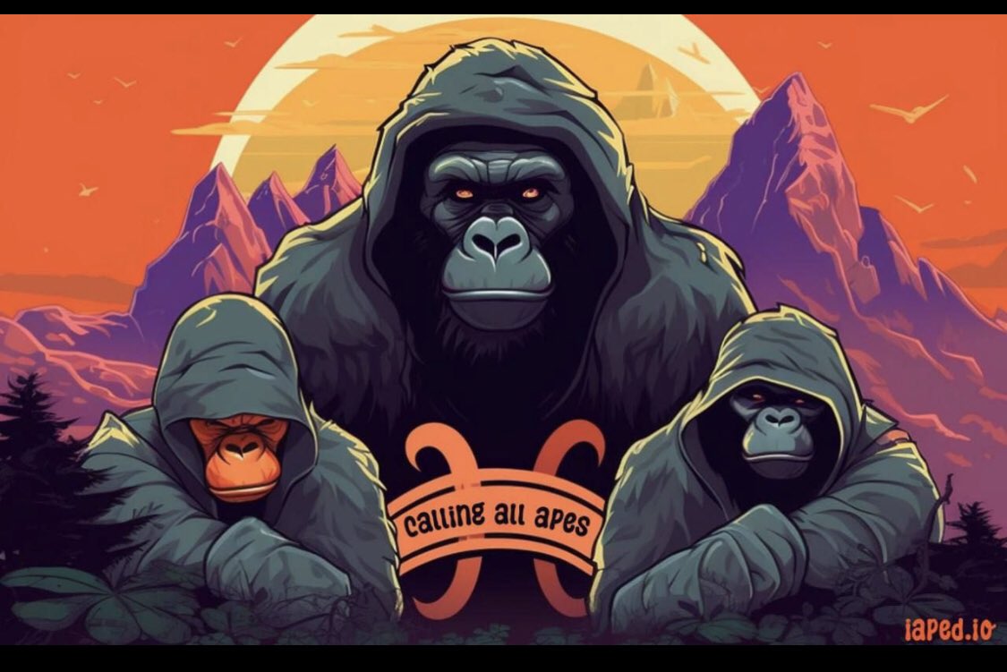 AtheniaLuv's tweet photo. @dr_crypto_calls Hi 👨‍⚕️Crypto ☎️ $IAPED 🦍Low Market🧢Hidden Gem 💎 My Best kept Secret 🤫 Chart 📊L👀k’s Great Ready 4️⃣Next Leg 🦵 🆙 Won’t Take Much 4️⃣ It 2️⃣ 🪰Question Is Are 🫵Ready Let’s 🦍 In Together. #IAPED #Meme @MegNFTs @Goldfvl @ardavan_ @papa_woody21 @SignalLTC @Nafwyd @ElonGoatToken https://t.co/B85iPjLMhU