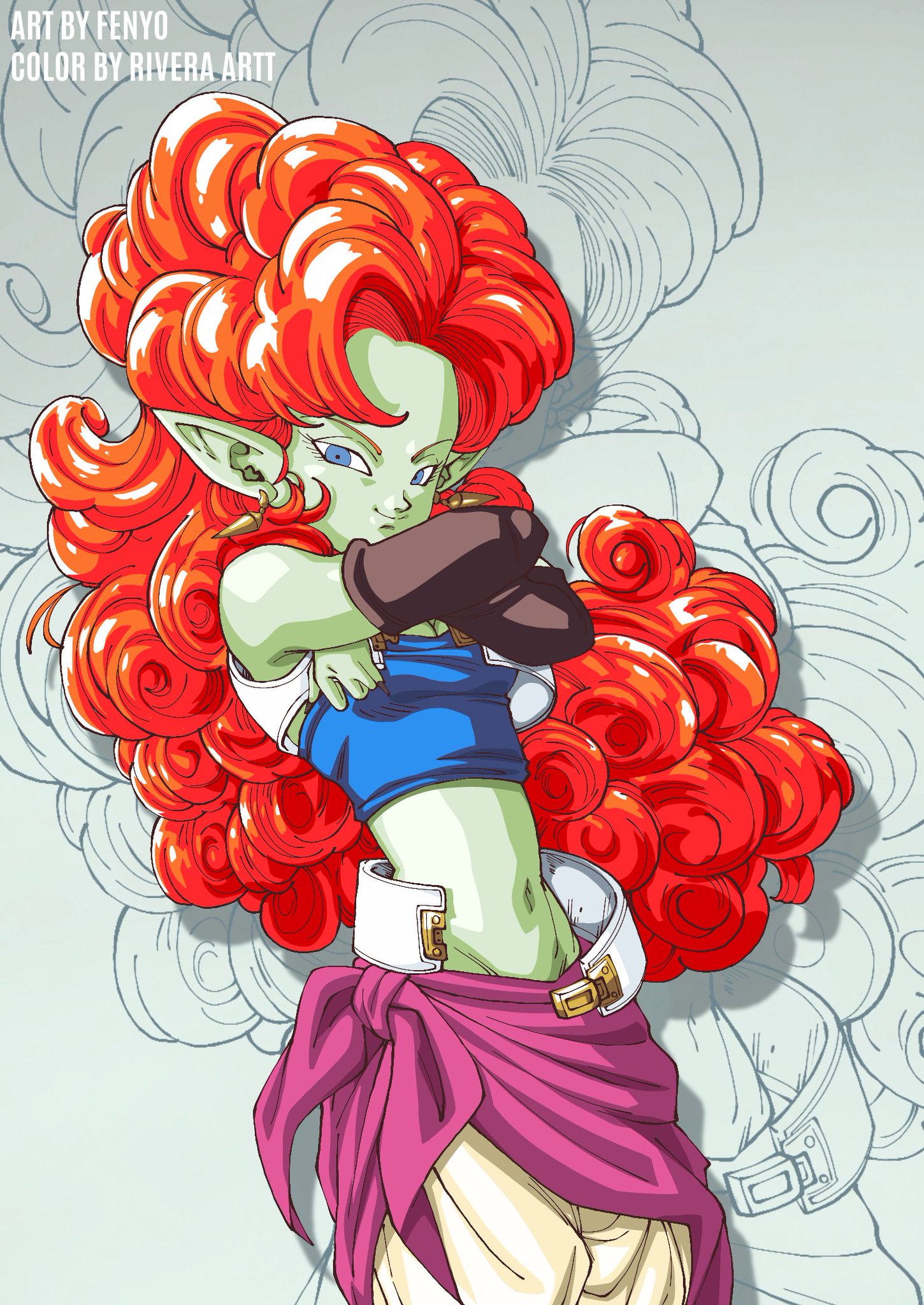 Rivera🐗 (commissions open) on X: Zangya . #DragonBall #Dragonballz  @fenyo_n t.coyDoANKPrUe  X