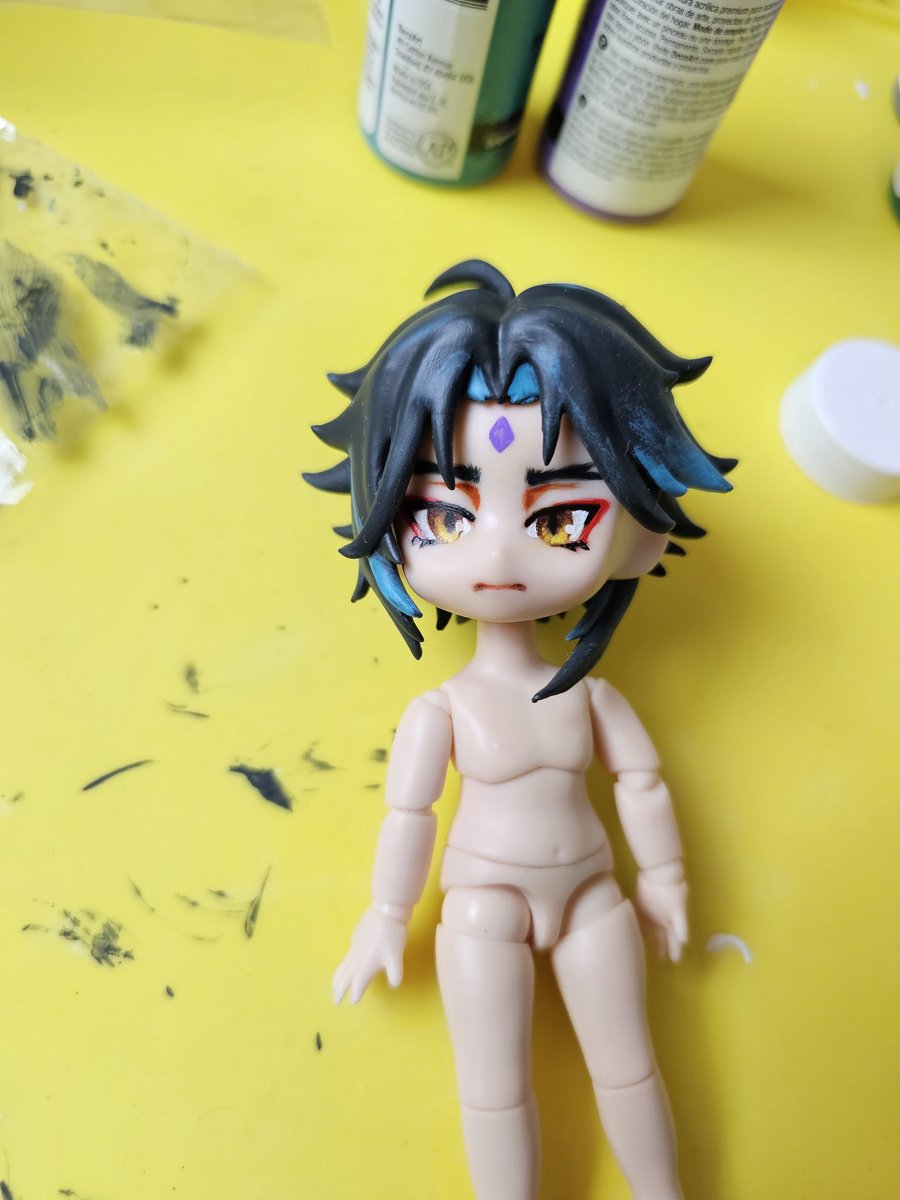 ArtificialLotus's tweet photo. On top of my digital art, I also enjoy making custom #nendoroid . Especially #genshin ones :)
My current WIP... https://t.co/Pf5QwkIbIO