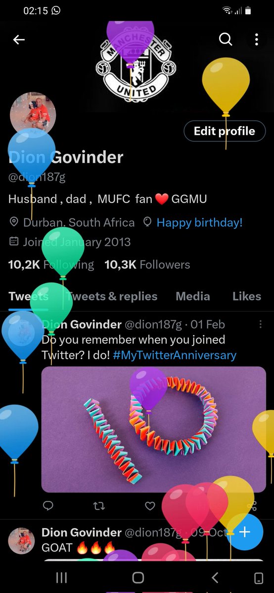 It's my birthday