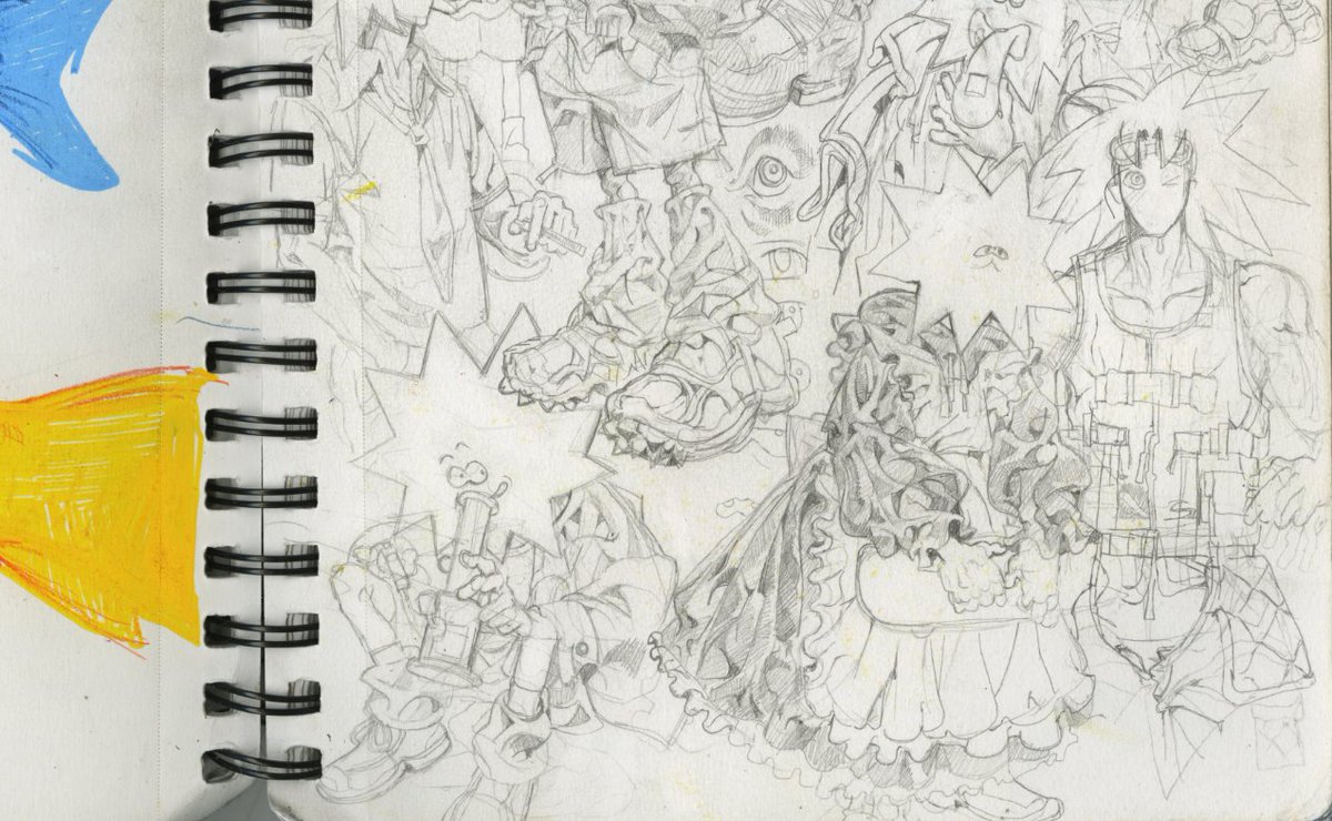 spring sketchbook scan coming soon 👼🏾