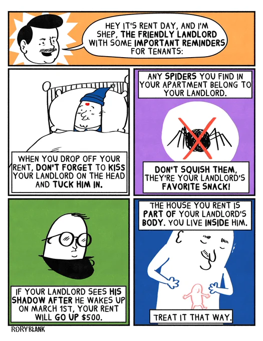 Shep The Friendly Landlord's Tips for Tenants