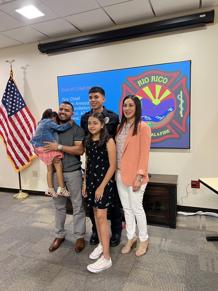 RioRicoFD's tweet photo. #RRMFD congratulates, our newly promoted Firefighters.
 
FF/EMT Daniel Manriquez Jr.
FF/EMT Don Redman
FF/EMT Angel Valencia 

#StrongWork, we are so proud to have you as 
part of the Rio Rico Medical and Fire District Family! https://t.co/Q6aFSmMXAL
