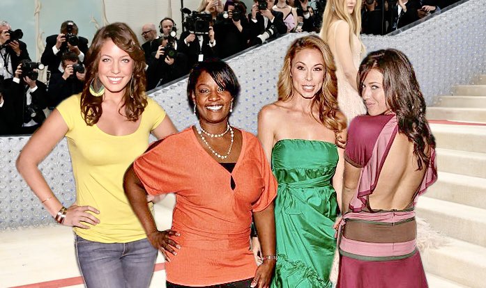 Ryan__Kaiser's tweet photo. The Black Widow Brigade reuniting at the #MetGala #Survivor https://t.co/fCWjGQyjXd
