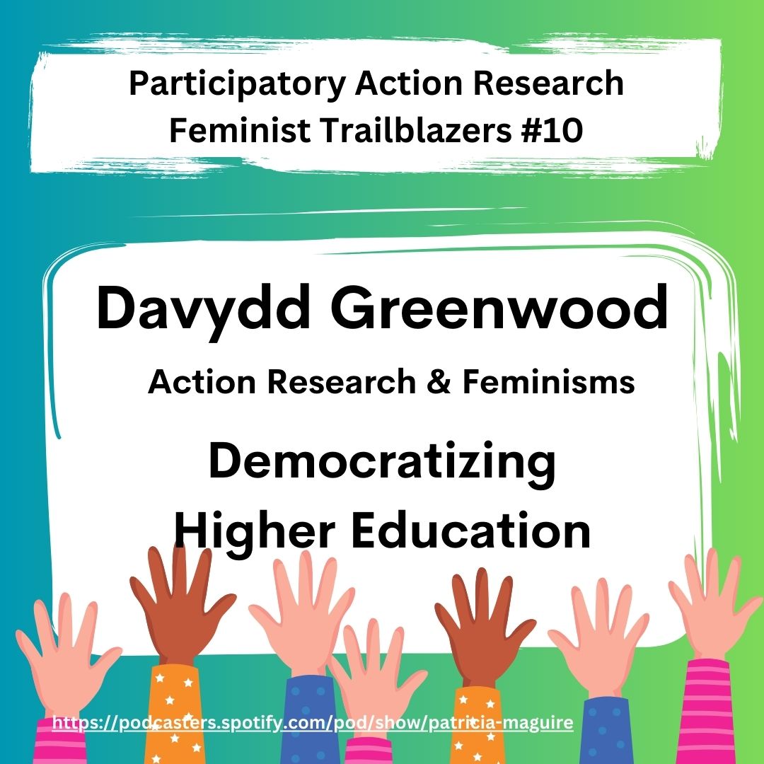 New PAR FEM episode Davydd Greenwood - Feminists opened new spaces in academia for AR #ActionResearch @buddhall @UNESCOchairCBR @dannyburns2 @KemmisStephen @marygtroche @MBrydonMiller @RTandon_PRIA @JohnGaventa @fac_research @GCCenterWomen @jess_oddy 
podcasters.spotify.com/pod/show/patri…