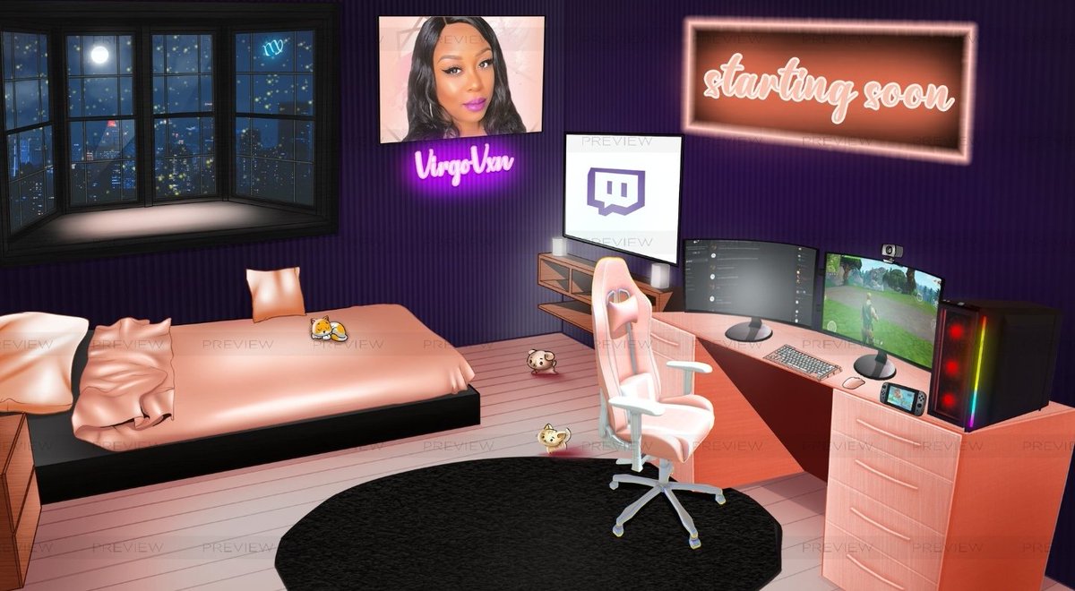 EyeLive4Beauty's tweet image. S/O to @kyliehales32 for creating my Cozy Animated Loading Screen. If you are in need of one hit her up, she is opened for commission 💜 #twitchlayout #loadingscreen