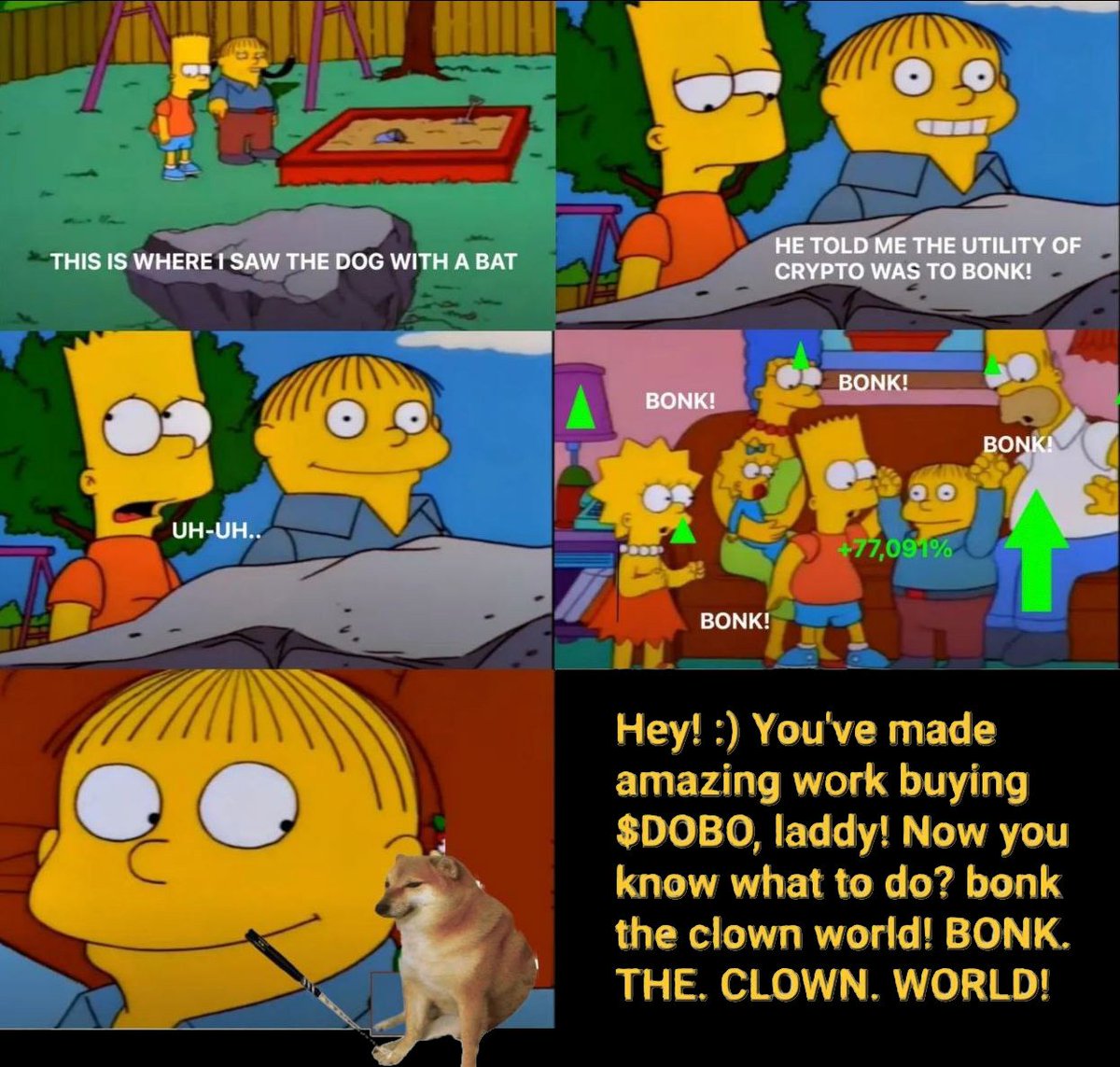 <a href="/bonktovi/">tovi</a> He's back! #dogebonk #bonk