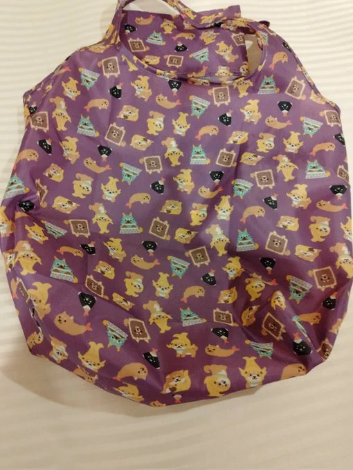 名古屋城で一目惚れして買ったエコバッグ自慢させて 