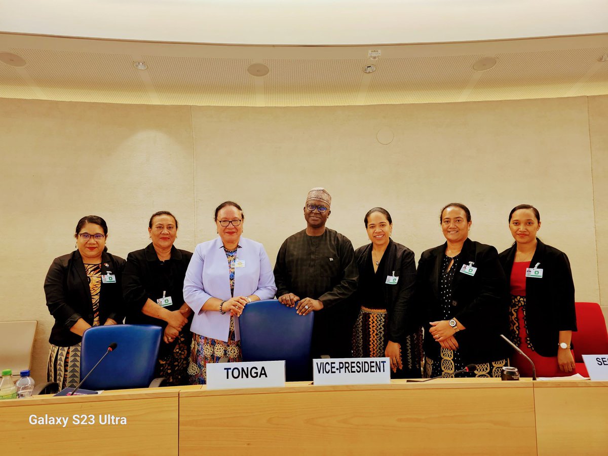 mkah's tweet photo. Wishing you #HappyLaborDay! Keep on working #goodhealth #contentment #servicestohumanity Today May 1st #honoured to Chair @UN_HRC 🇹🇴 #Tonga’s human rights record examined @UN 🇺🇳 UPR for 4th time @TongaMfa @TongaMissionUN  Bravo Foreign Minister Fekitamoeloa 'Utoikamanu @fekita_u https://t.co/8Tiefa4Omq