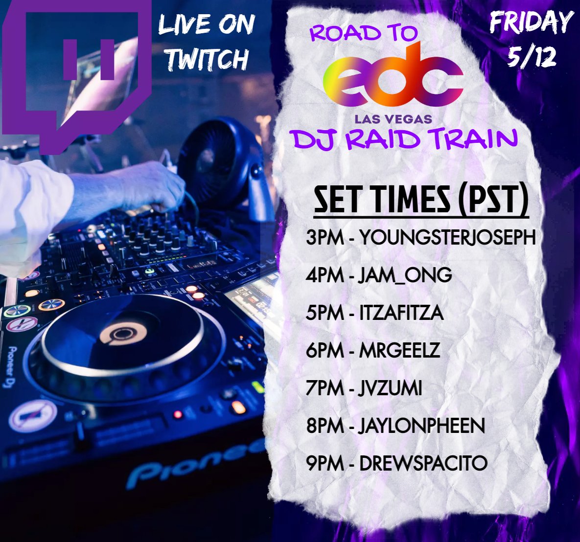 andrewb3's tweet photo. NEXT FRIDAY! The weekend before EDC, lets get HYPEEEEEEEEEEEEEEEEEEE! Come watch these awesome DJ's (and ur ex gf's fav dj) and get hype with us!! https://t.co/QwcjFMGoSU