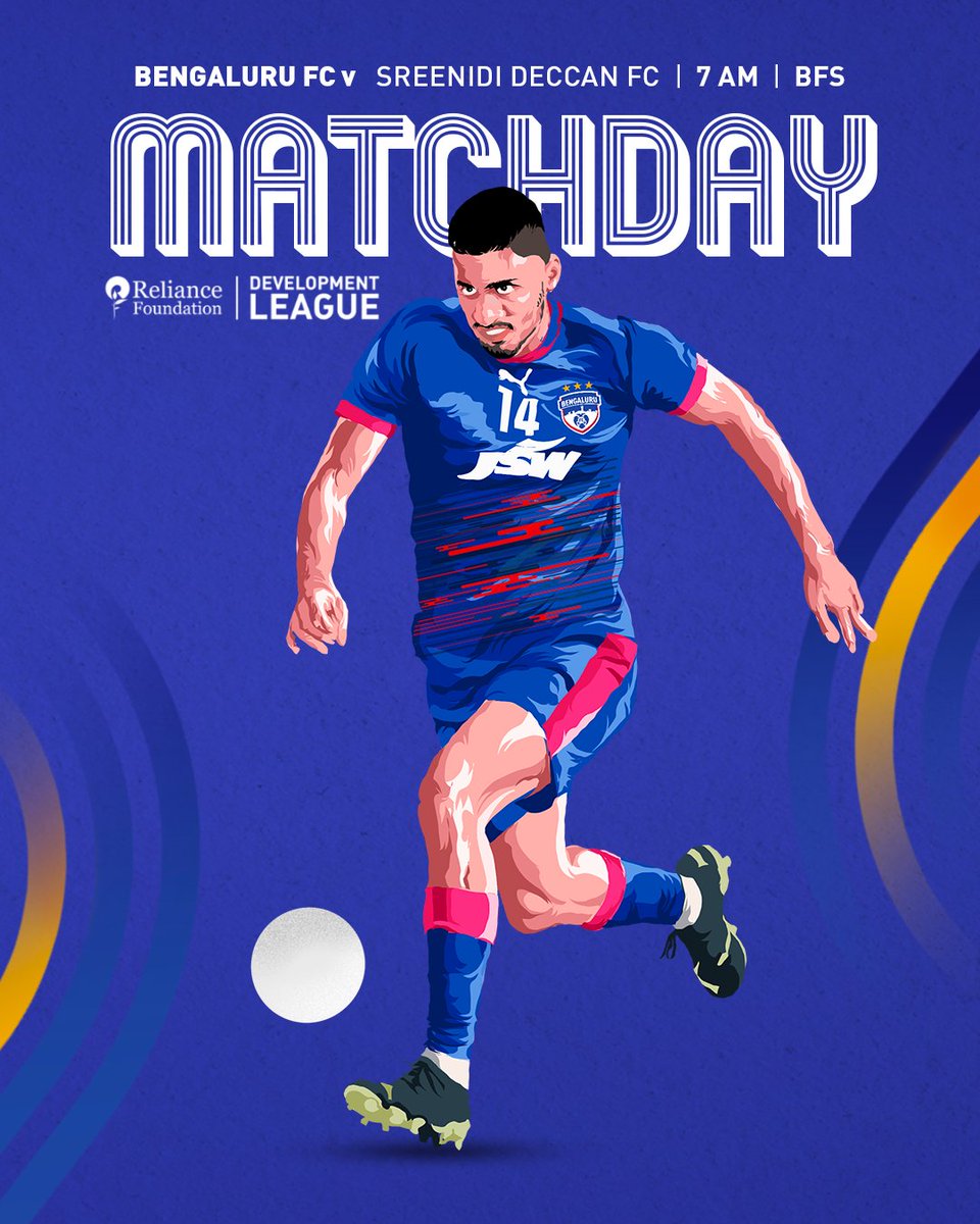 bengalurufc's tweet photo. It's Matchday in the #RFDevelopmentLeague, as the Blue Colts look to continue their winning ways against Sreenidi Deccan. Let's go, boys! ⚡
#WeAreBFC #LetsPlay #BFCSDEC ⚔️ #NothingLikeIt https://t.co/lifUQ74zts