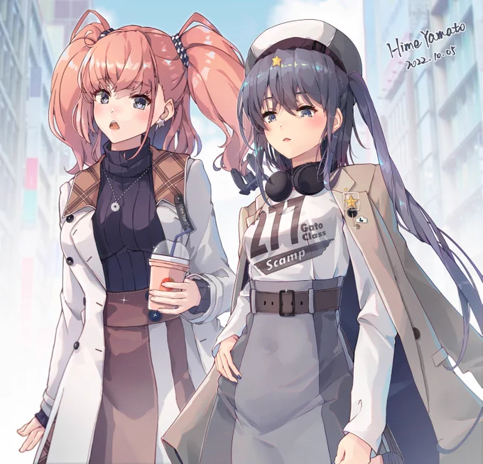 Atlanta級防空巡洋艦「Atlanta」 Gato級潜水艦「Scamp」  再揭     #艦これ