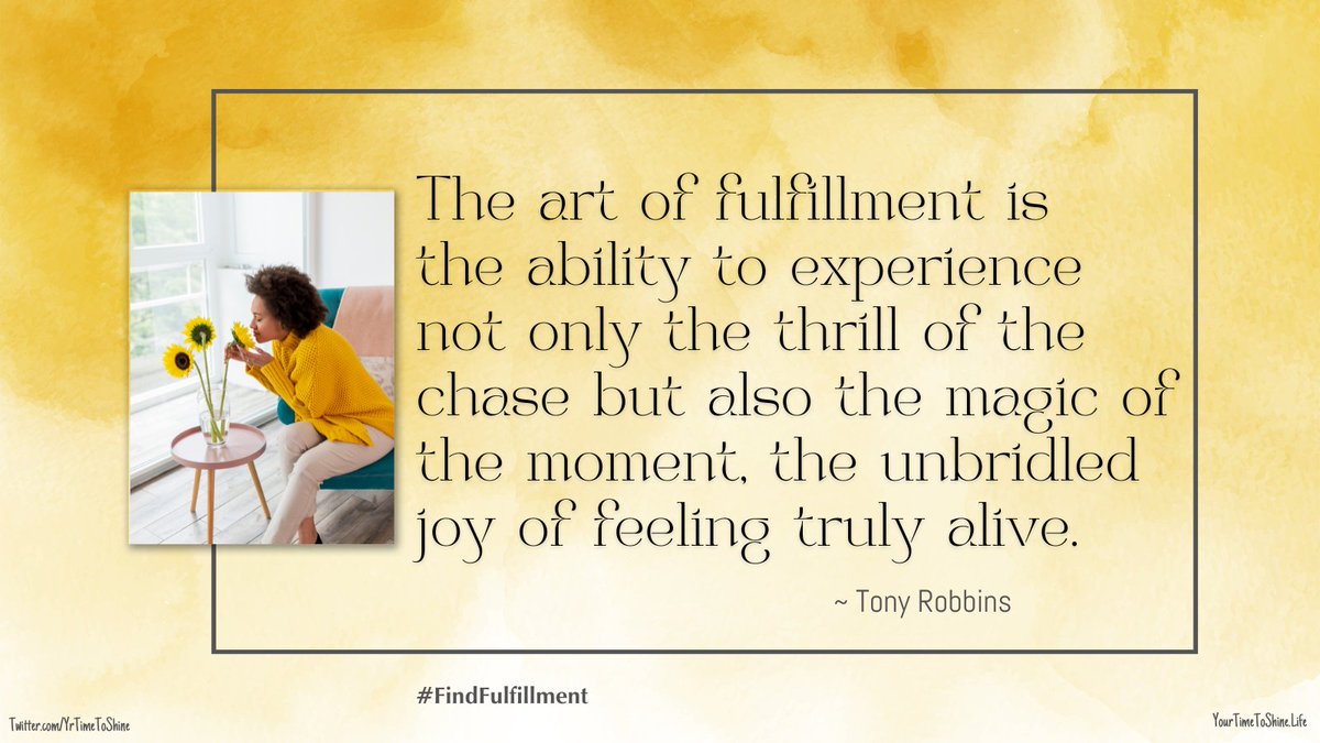 YrTimeToShine's tweet image. True fulfillment comes from more than just chasing goals. It's about relishing the magic of each moment and feeling alive. Embrace the journey baby! This week’s Coaching Theme: FULFILLMENT. #fulfillment #Findfulfillment  #SelfFulfillment #PersonalGrowth #Purpose #LiveYourBestLife