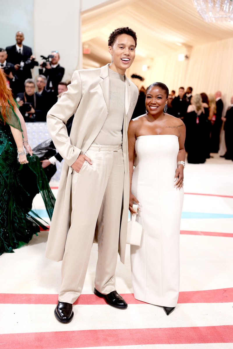 Brittney Griner is the first WNBA player to attend the Met Gala 🔥

Hopefully we continue more W representation in years to come
