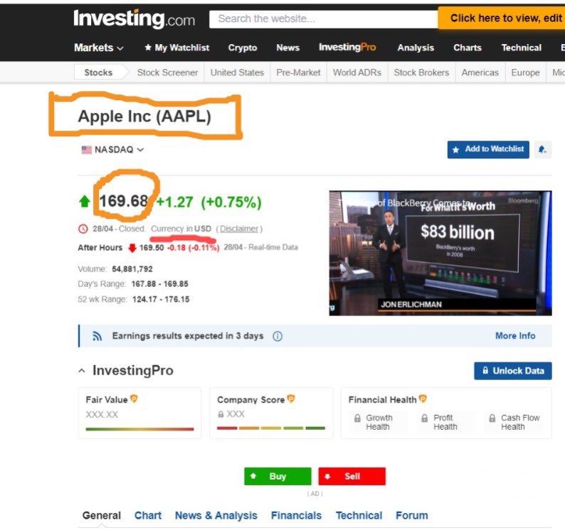 amrlafqqq___'s tweet photo. Today’s sharing: Gambar atas ni harga seunit bagi Saham Apple dlm USD 169.68. Jika convert kan kpd currency in MYR, berapa harga seunit Saham Apple ? Jeng jeng jenggg. #DiaryConsultantAfiq #FinancialManagement #FinancialHack #Follow https://t.co/uqCbIzJQmE