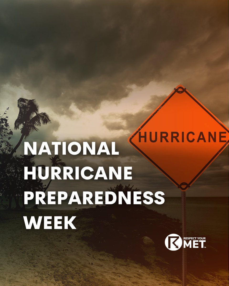 respectyourmet's tweet photo. We are proud to participate in #HurricanePreparednessWeek and use our platform to educate on the formation of hurricanes, the importance of preparedness, and explore the intersection of hurricanes with our changing climate🌀🌊

#hurricanestrong #hurricaneprep #wx #wxtwitter https://t.co/pRmjD2fiZw
