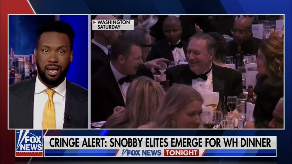 Cringe Alert: Frequent Fox News Guest/Snobby Elite Mike Pompeo attends WHCD